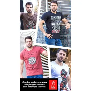 Camiseta Polo Gola Bordado Tora Bora Dublin Vinho Algodão - BORDÔ/VINHO