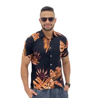 Oferta Camiseta Masculina Havaiana Florida Estilo - G