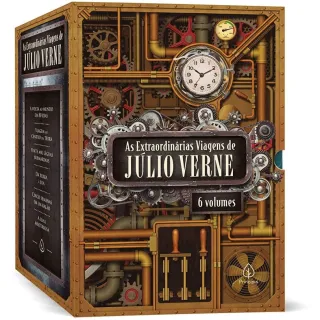 As extraordinárias viagens de Júlio Verne - Box com 6 livros - Único