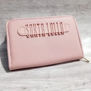 Carteira Feminina em couro com zíper, porta cartões e documentos - cores variadas - KIT SL VERD TIFFANY