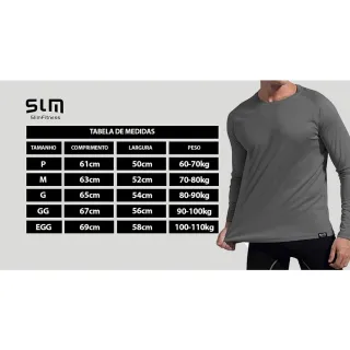 Slim Fitness - Camiseta Térmica Masculina Proteção UV Segunda Pela - Cinza