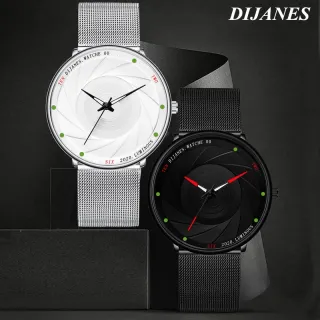 Relógio de Pulso Masculino Luminoso Quartzo com Pulseira de Malha DIJANES - Azul azul