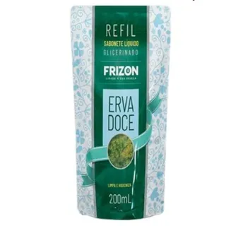 REFIL Sabonete Líquido Glicerinado - FRIZON 200ml - ALGAS MARINHAS 200ml