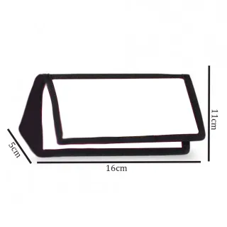 Bolsa de Mão para Festa de Casamento com Alça de Corrente - Preto Com Brilho