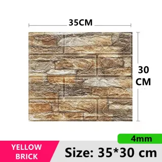 Decoração de casa com Papel de parede 3D autoadesivo a prova d'água - Pink