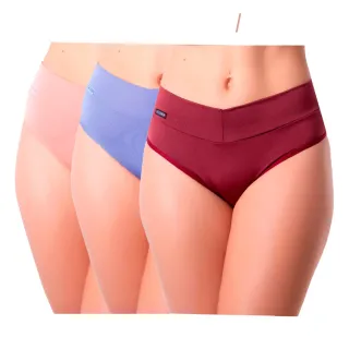 Calcinhas Modeladoras Fio Duplo Cós Alto - Lindas e Confortáveis - G