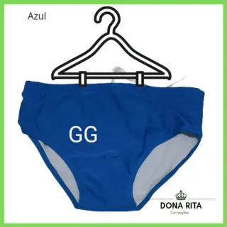 Homem Sunga Slim de praia ADULTO masculina - Amarelo GG -40