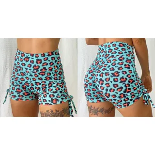 Empina Bumbum - Cordinha Lateral, Estampas e Cores Variadas - Azul Turquesa