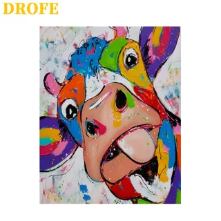 Pintura Animal por Números - Drofe (40X50 Cm) - 1475