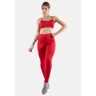 Conjunto Fitness Suplex Lisa RLC Modas: Calça Legging + Top Alcinha - M