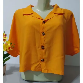 Roupa Social Feminina Cropped Camisa - MODA feminina - Onça