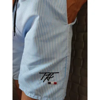 Moda masculina: bermudas de praia estilo mauricinho - Azul Marinho