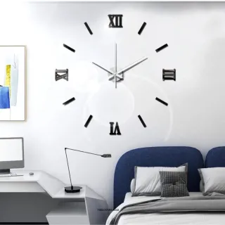 Autocolante Acrílico 3D para Relógio de Parede na Cozinha