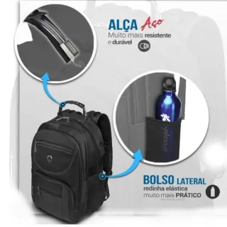 Grande Mochila Feminina Resistente Impermeável Reforçada - Único