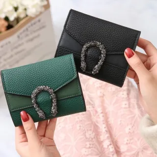 Carteira de Couro Personalizada com Fecho de Dragão - Vinho