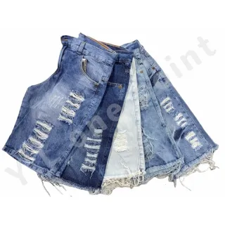 Laycra jeans masculino bermuda com - Jeans-claro