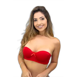 Lingerie Soutien Tomara Que Caia Reforçado com Bojo Conforto - 3 Tiras - Azul Marinho