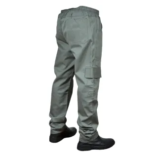 Costura Dupla Reforçada Calça de Trabalho em Brim Pesado - Azul Marinho