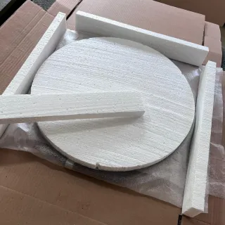 Adnet Espelho Decorativo com Alça em Tamanhos Variados: 60CM, 45CM e 30CM - MARROM 45CM