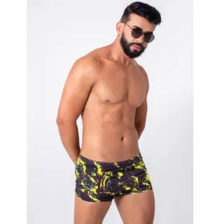 Moda Masculina Sunga Adulto Estampada e Lisa Box Praia - SUNGA RAJADA