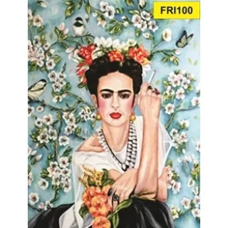 81 a 100 Placa Decorativa Frida Kahlo - FRI92