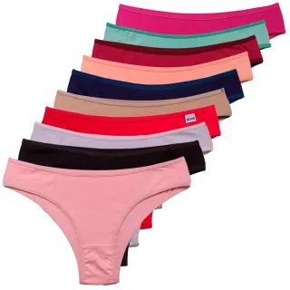 Alove Kit 10 pç Calcinha Biquíni Algodão