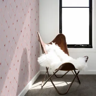 Adesivo Lavável Florença Rose Gold - Papel de Parede 3D - Único