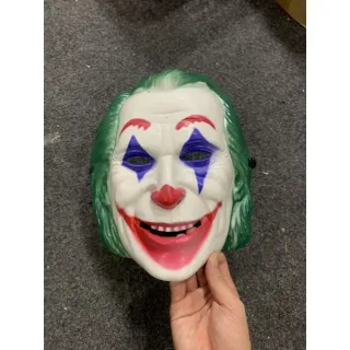 Plástico Máscara Joker Coringa Palhaço para Festa Halloween - Único