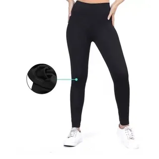 Legging Feminina Inverno Grossa Peluciada Flanelada Forrada - Cinza