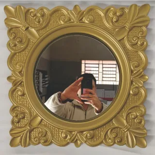 Espelho com Moldura em Gesso ME0600 - Único