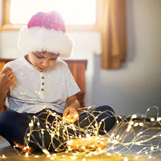 Corda de Luzes Fio de LED Fada para Decoração de Natal e Festas - 5 METROS