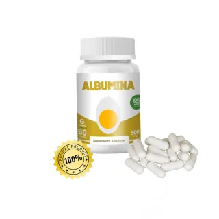 Suplemento de Albumina para Aumento da Massa Muscular - Gnature - Único