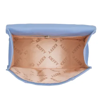 Lançamento Bolsa Feminina Transversal de Mão e Ombro - Azul Bebê