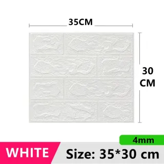 Decoração de casa com Papel de parede 3D autoadesivo a prova d'água - Pink