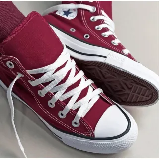 Super Oferta: Bota All Star Taylor Chuck Bordô Botinha - Branco Bota