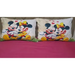 Poliéster Jogo de Lençol Casal Temático 3 Peças - Diversos - 11 VERMELHO