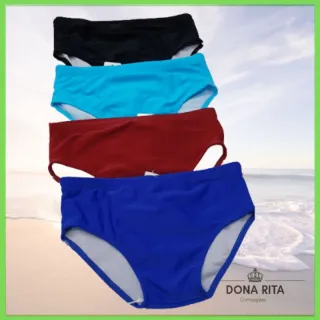 Homem Sunga Slim de praia ADULTO masculina - Amarelo GG -40