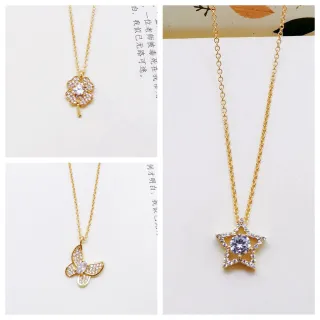 Pingentes Feminino Com Zirconia Requintados - Colar Para Festa - M03