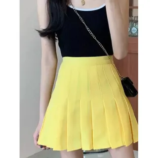 Pregas colegial cosplay saia - Verde