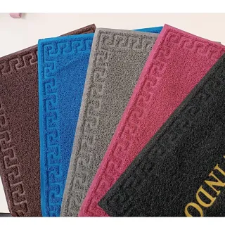 Capacho Emborrachado Bem Vindo para Porta - 50% de Desconto - Preto