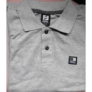 Polo Fatal Surf Preta - Camisa 25232/26383 - Cinza 26402