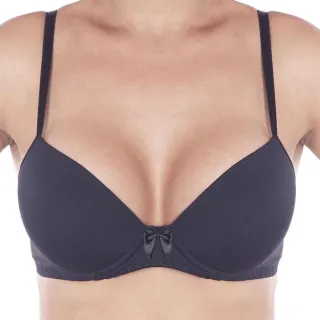 Atacado Sutiã Básico Dia-A-Dia com Bojo em Microfibra Lisa - Rosa / Rosê