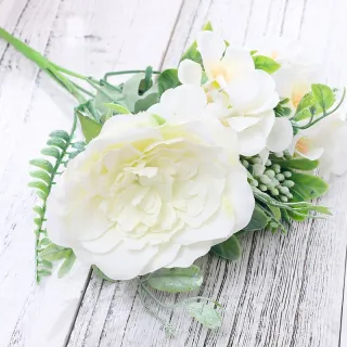 Decoração Vintage Flores Hortênsia Peônia Segurando Casamento Casa Jardim - Pink