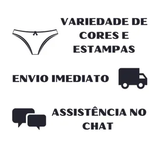 Lingerie Feminina Conforto Kit 10 Calcinha Tanga Microfibra Forro Algodão - Variadas