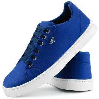 Masculino Casual Tênis Sapatênis Dhshoes - Azul