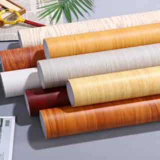 Autocolante para Móveis de Madeira - Papel de Parede Adesivo - Carvalho Escuro