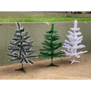 Promoção Natalina: Árvore de Natal Verde ou Nevada 0,60cm - Novo - Nevada