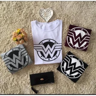 Baby Look Feminino - Mulher Maravilha - Camiseta Tshirt 100% Algodão