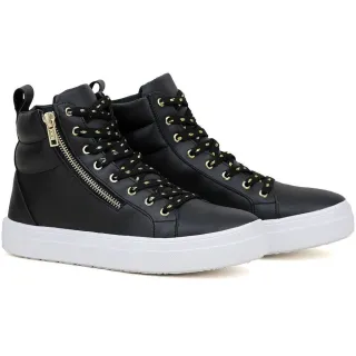 Gugi Calçados Botinha Fitness Tênis Preto Feminina Bota - 40