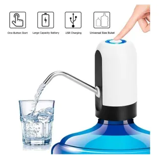 Carregador USB Universal para Galão de Água - Bomba Elétrica - Único